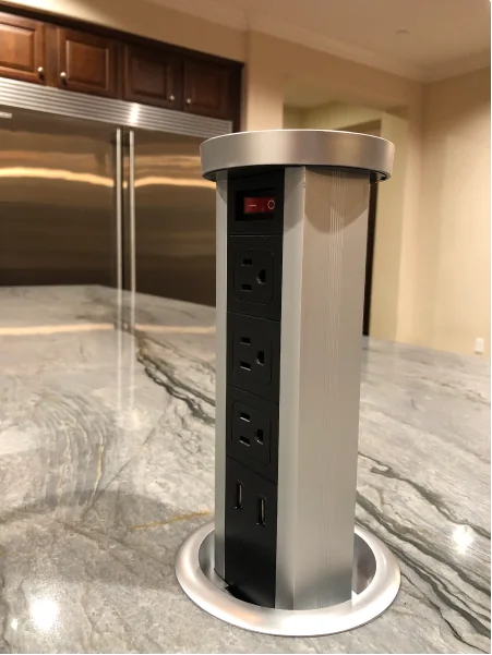 Pop Up Outlet with USB